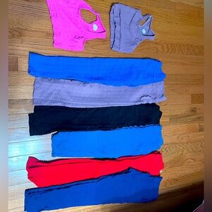 Booty by Brabrant 6 pairs of leggings  and two sports bras.